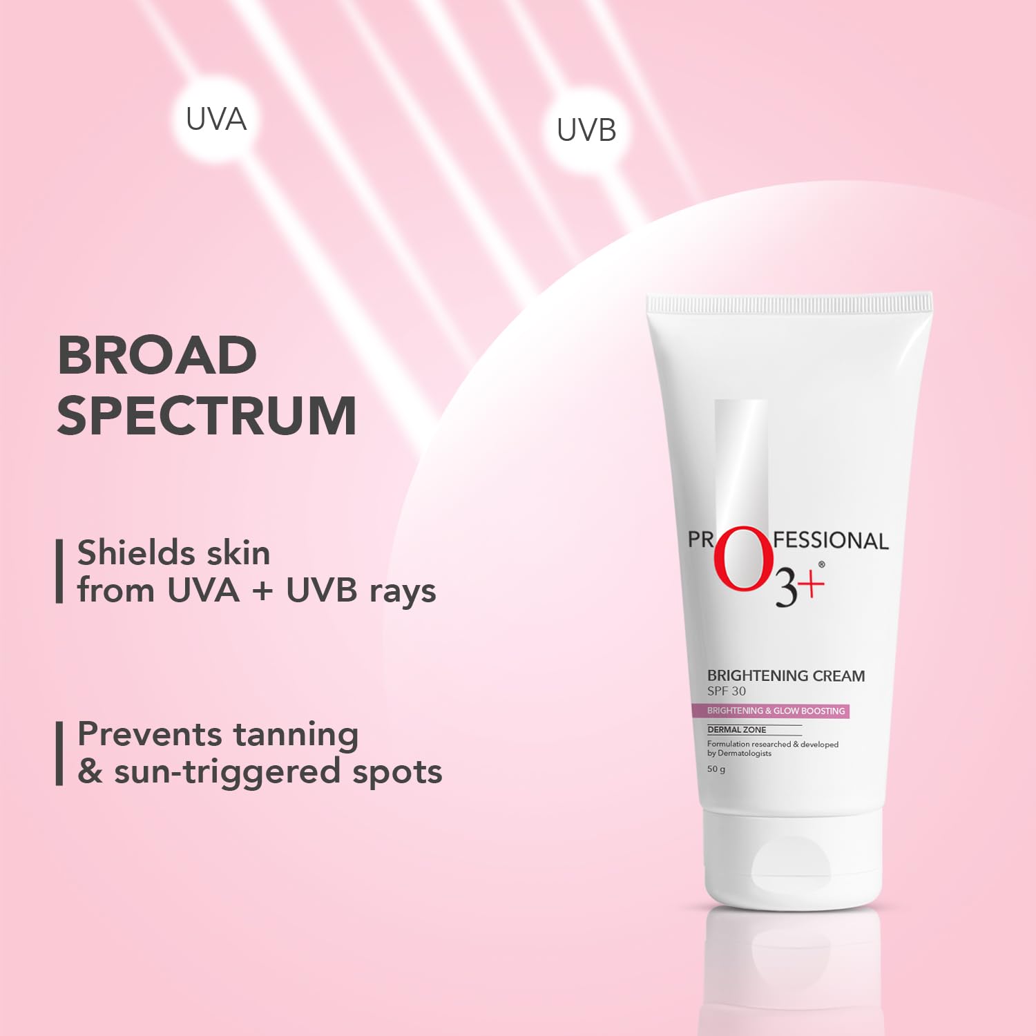 O3+ Brightening Face Cream SPF 30 Sunscreen