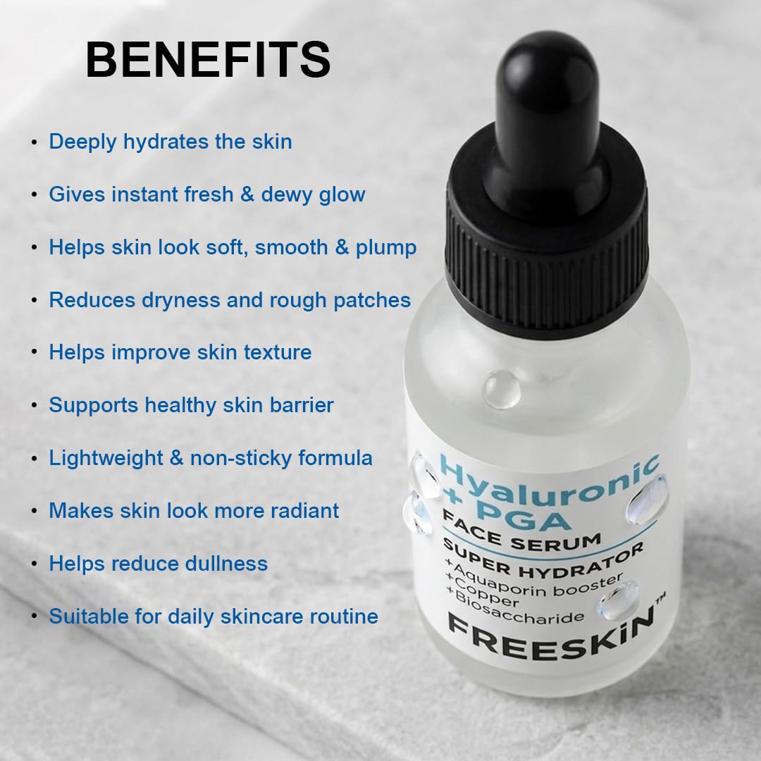Freeskin Hyaluronic Acid + PGA Face Serum