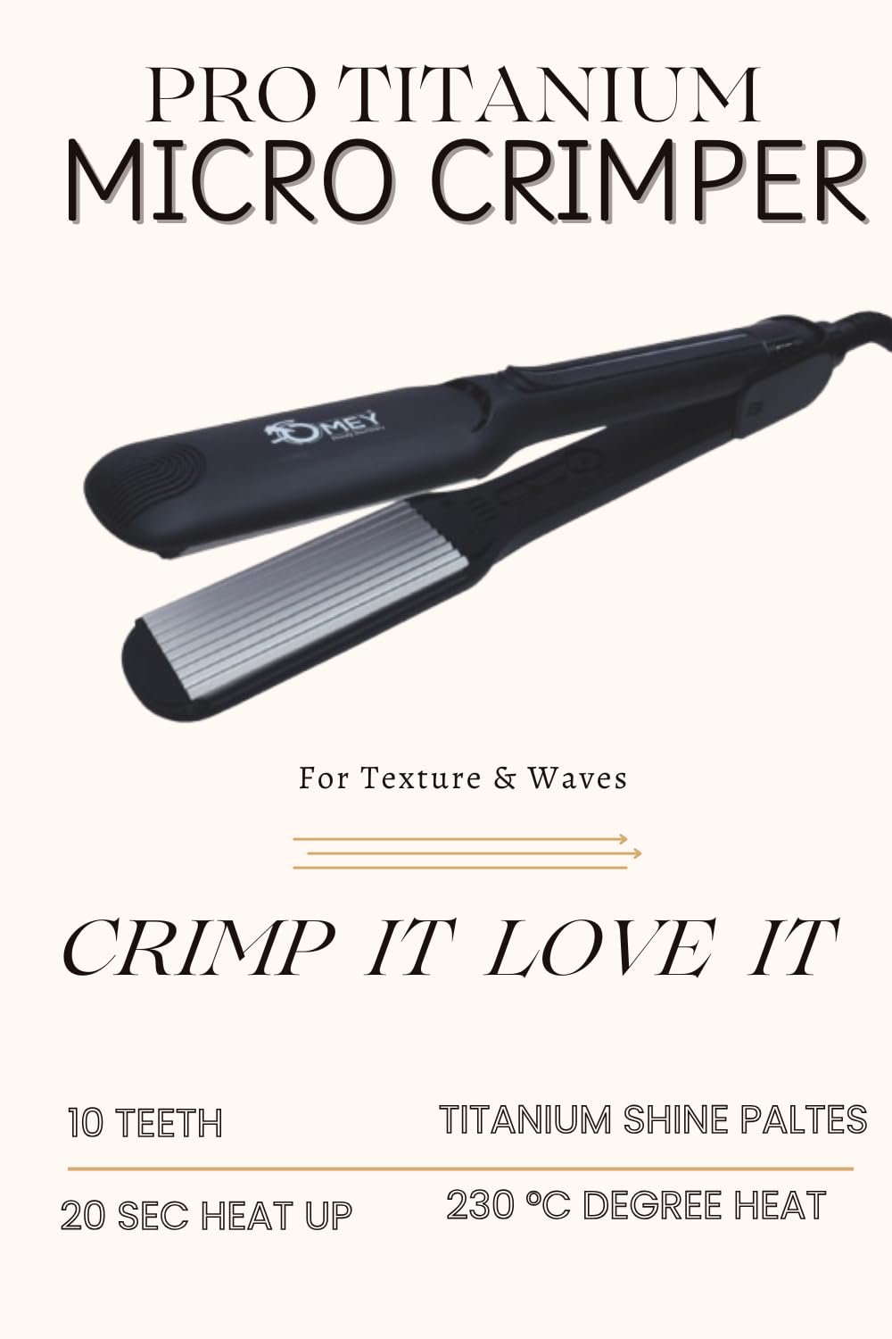 OMEY Classic Hair Crimper
