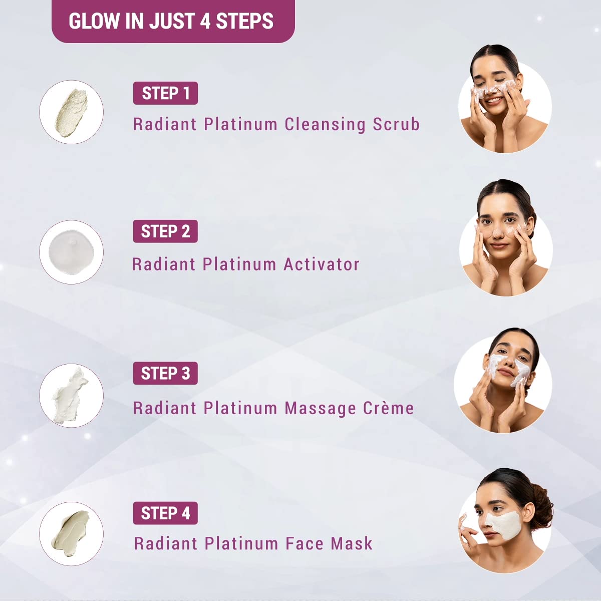 Lotus Herbals Radiant Platinum Cellular Anti-Ageing Facial Kit
