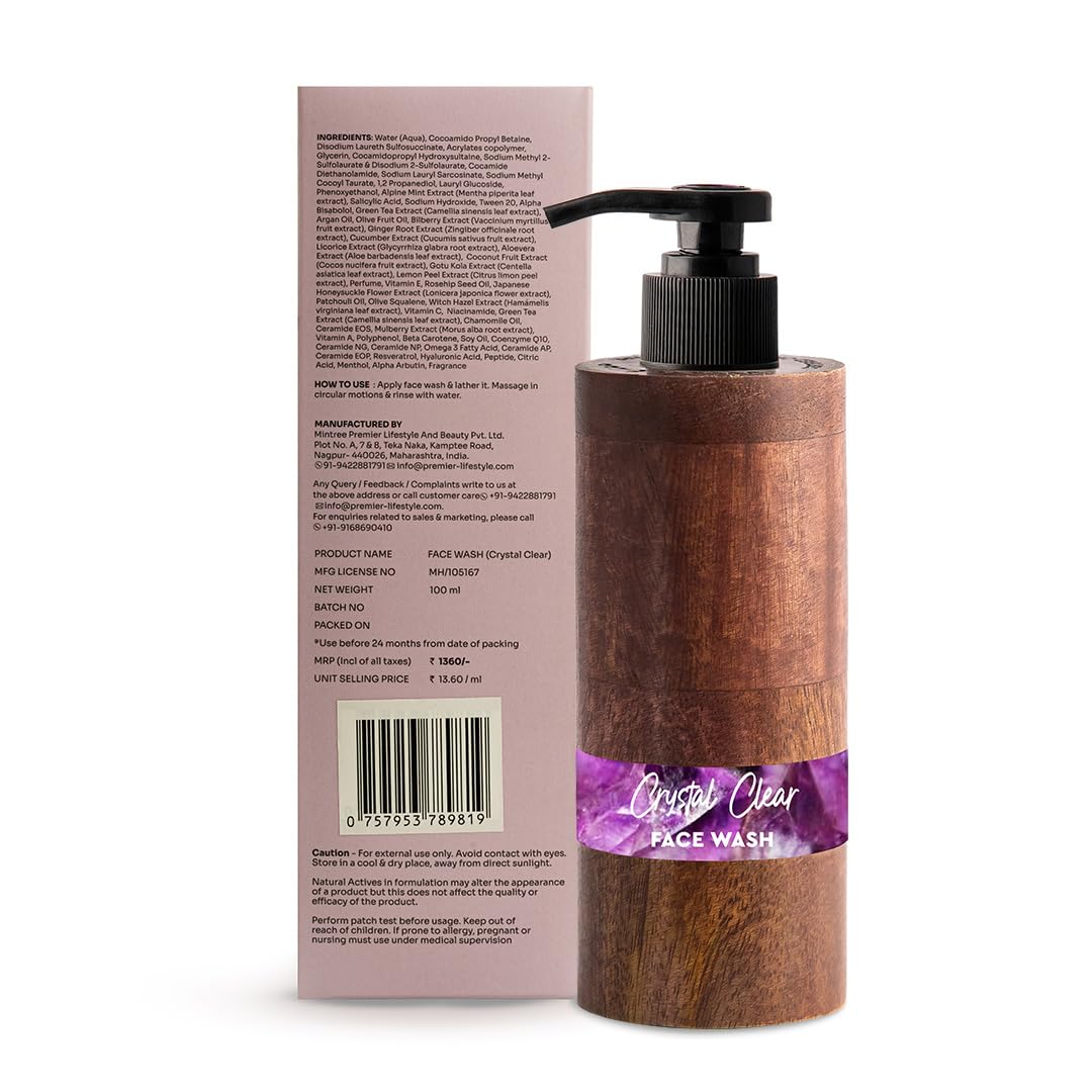 Mintree Crystal Clear Face Wash