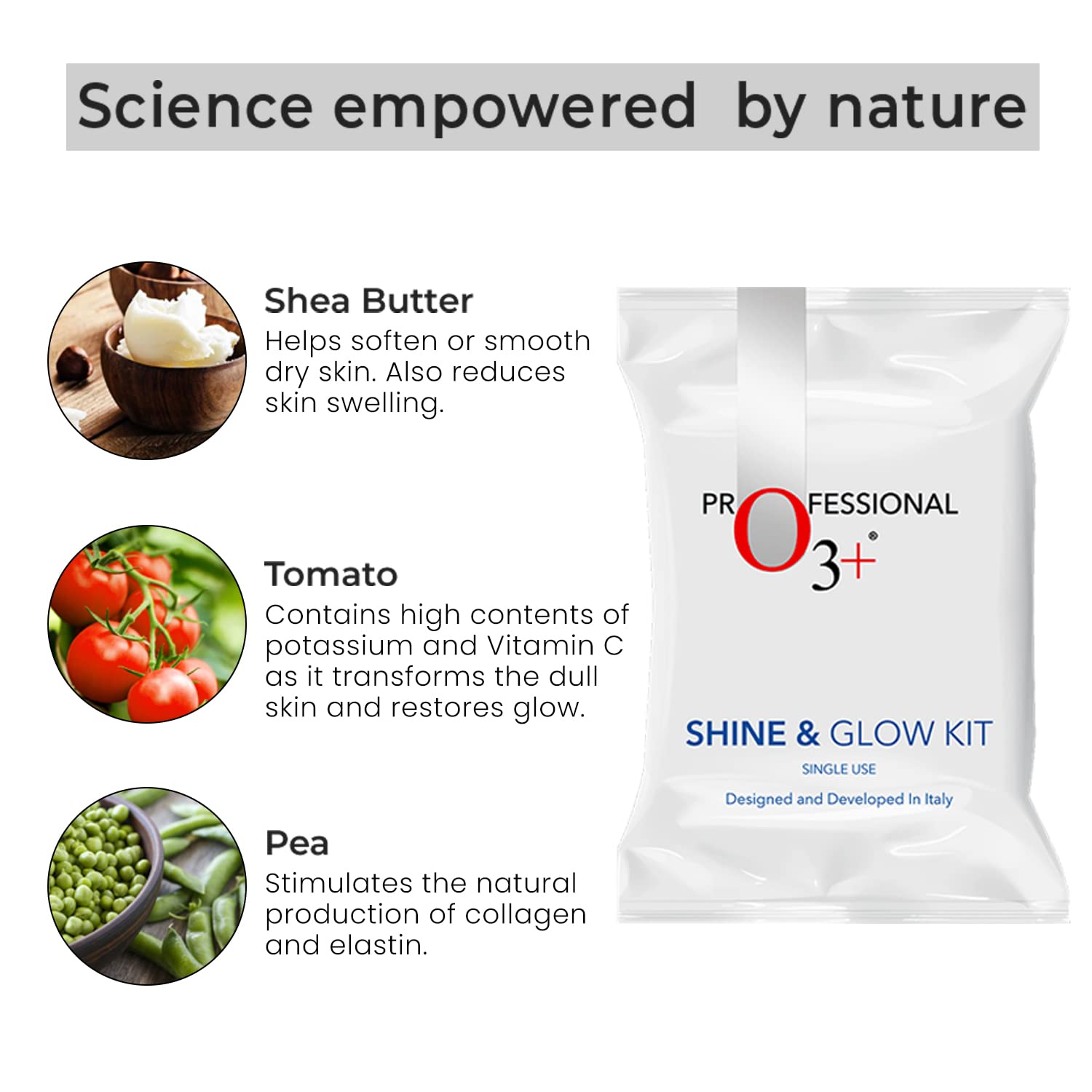 O3+ Shine & Glow Facial Kit for Instant Glowing Skin