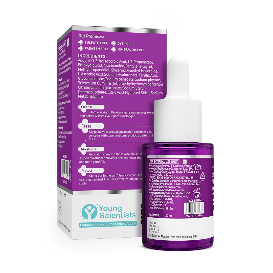 The Derma Co 10% Vitamin C Face Serum with 5% Niacinamide