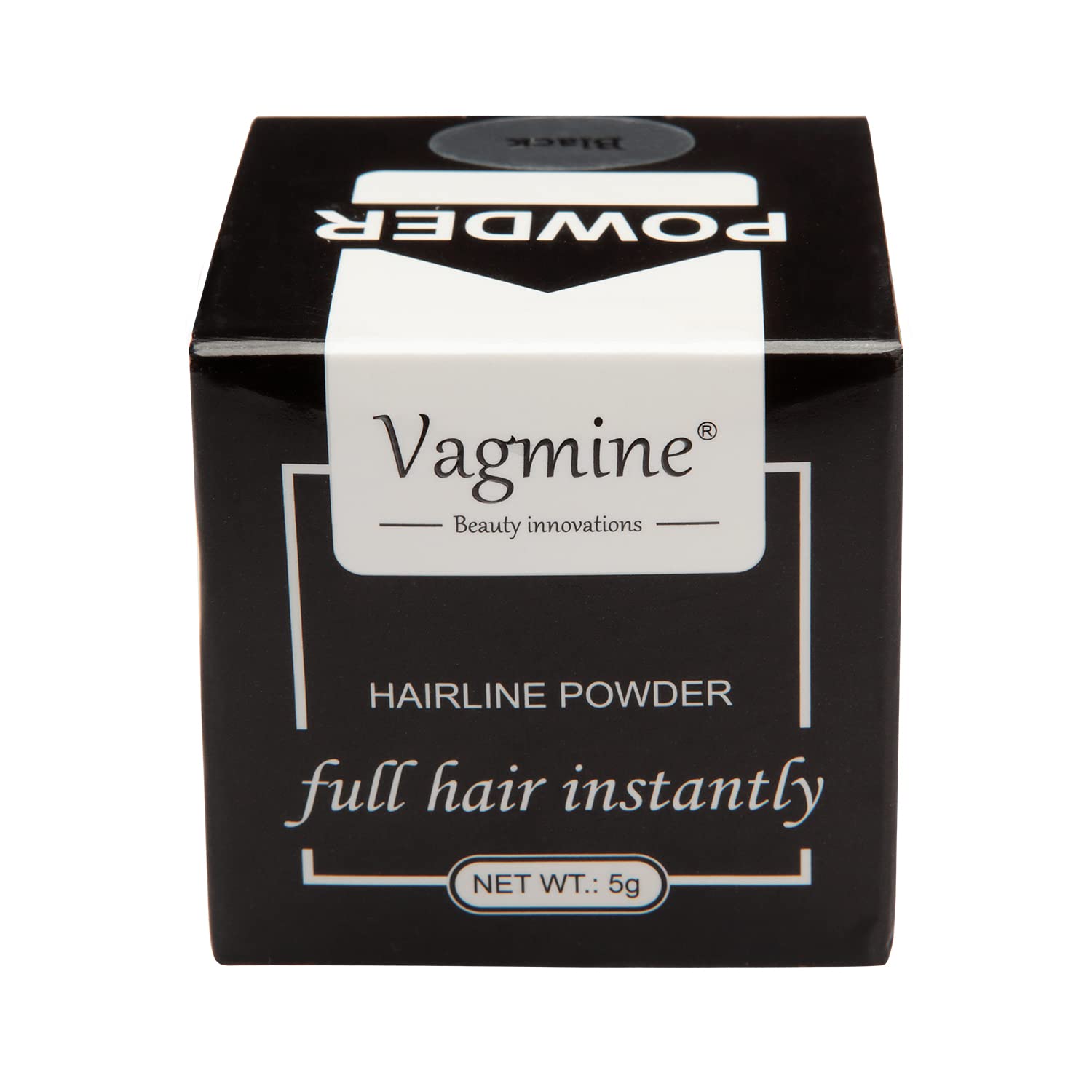 Vagmine Hair-line Powder for Hair & Beard – Root Concealer & Gray Hair Coverage for Men and Women