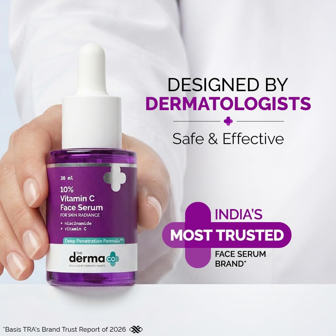 The Derma Co 10% Vitamin C Face Serum with 5% Niacinamide