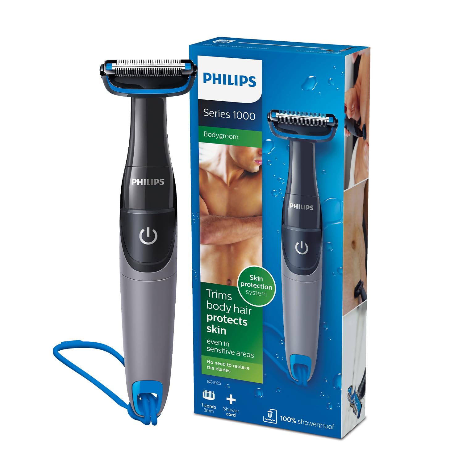 Philips Showerproof Body & Balls Trimmer for Men