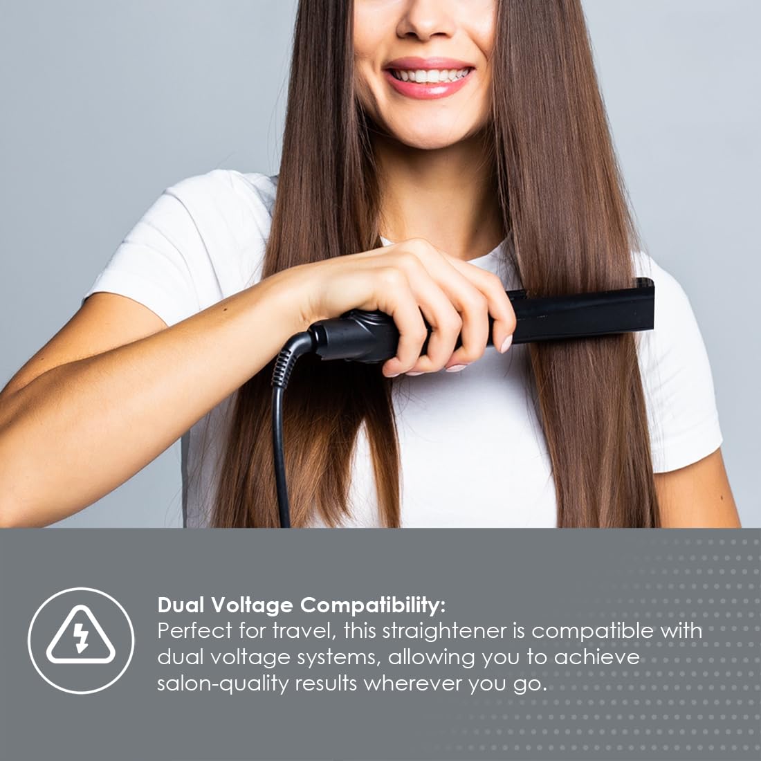STEPON - Professional Hair Straightener Ultra Series 6 || Professional Flat Iron for Silky Smooth Hair || Fast Heating Technology || Ergonomic Design