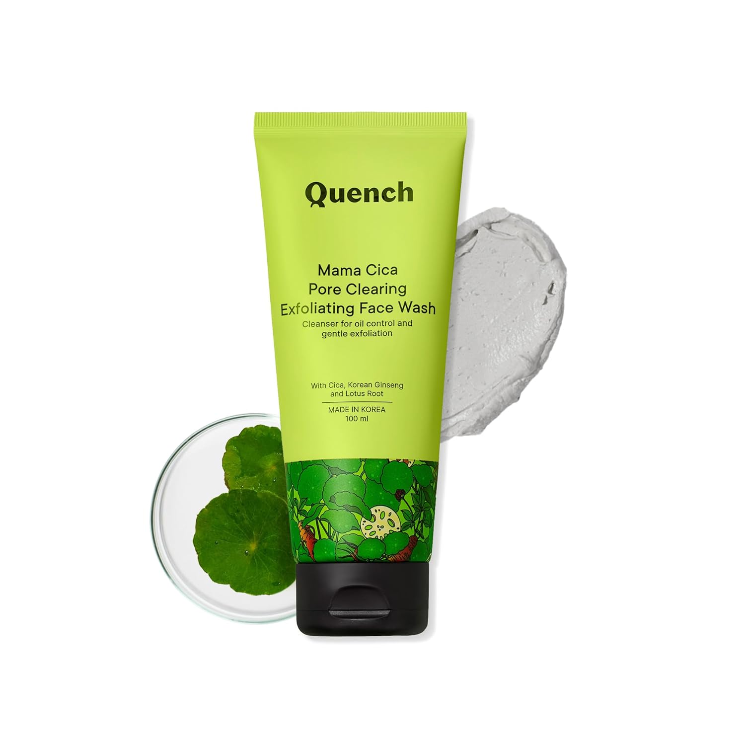 Quench Pore Clearing Exfoliating Face Wash | Korean Face Wash