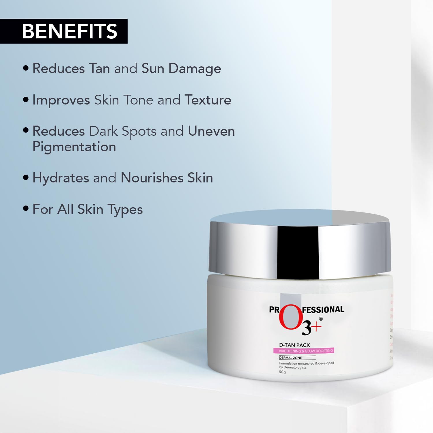 O3+ D-TAN Professional Face Pack