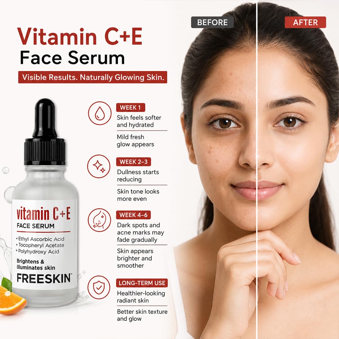 Freeskin Vitamin C + E Face Serum
