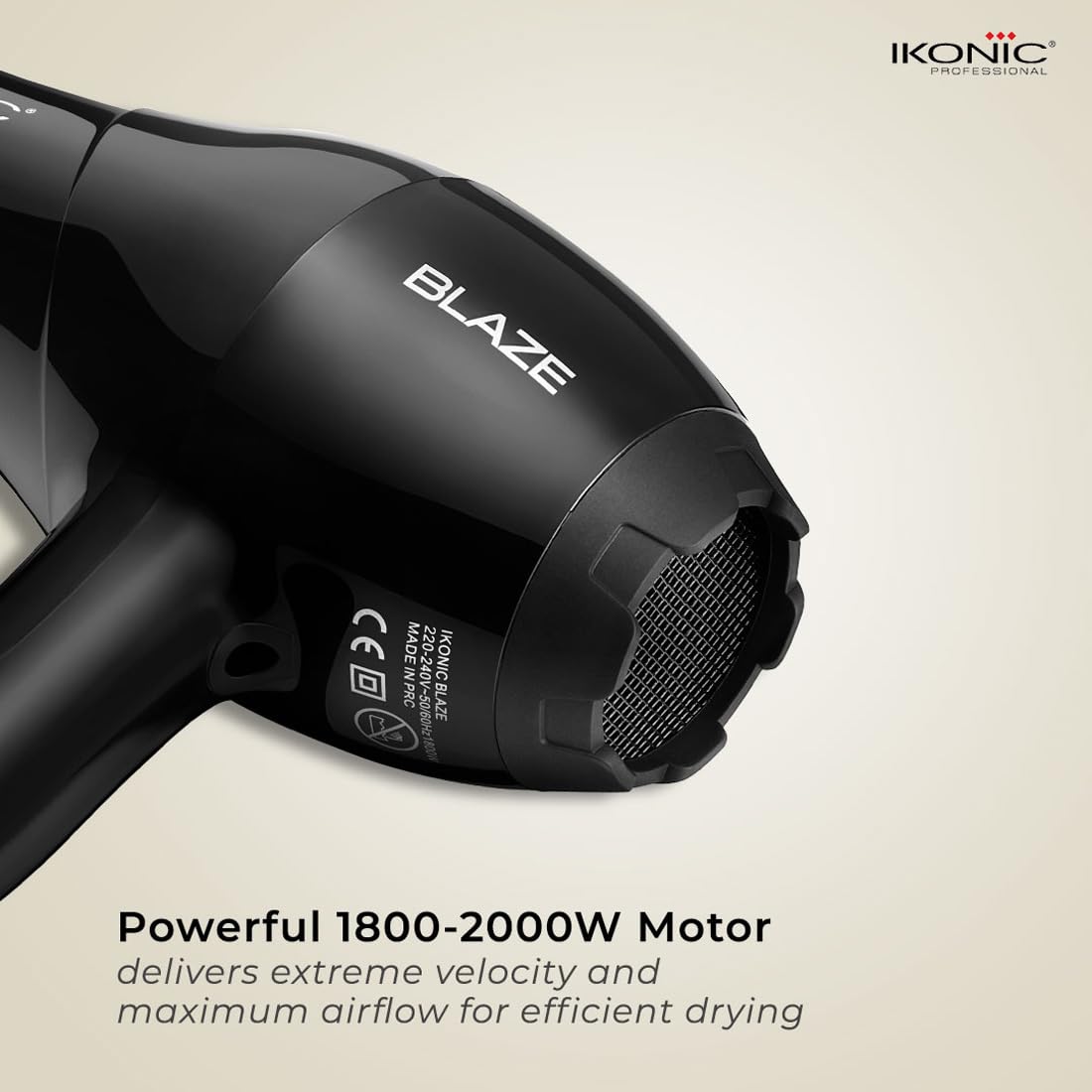 Ikonic Professional Blaze Hair Dryer 1800 Watts-2000 Watts