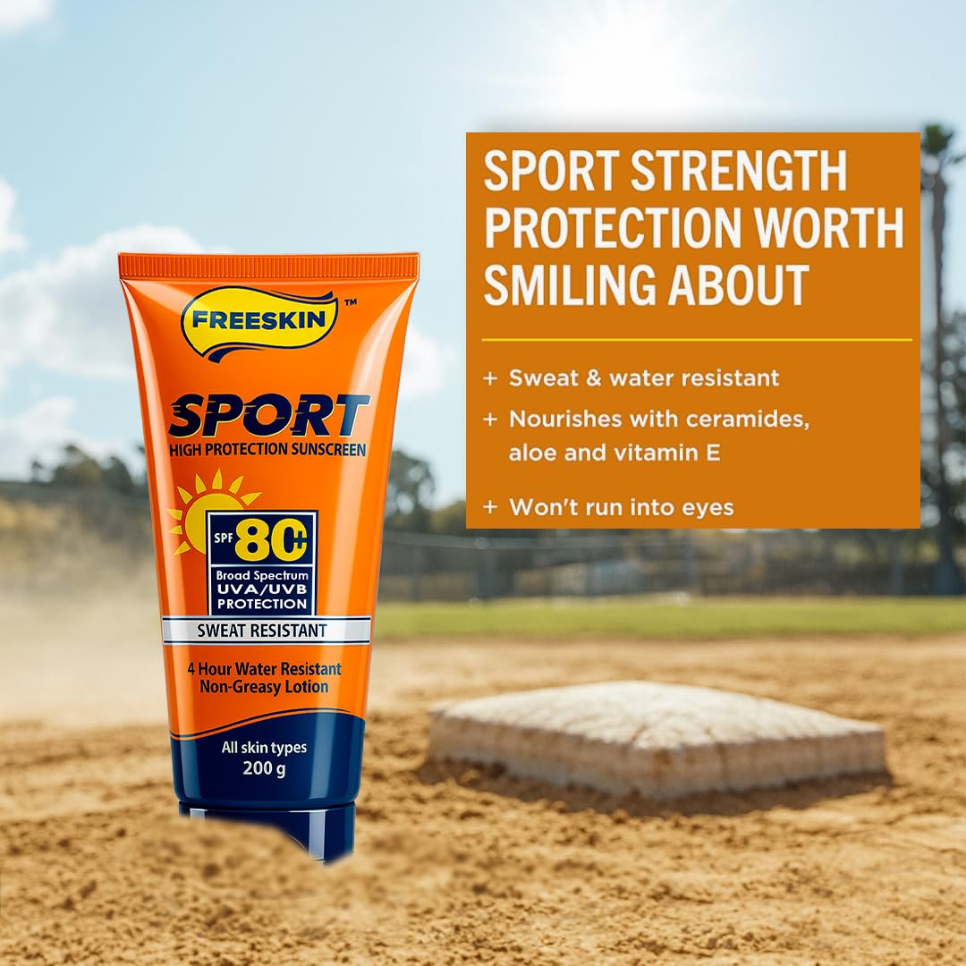 Freeskin Sport High Protection Sunscreen SPF 80+