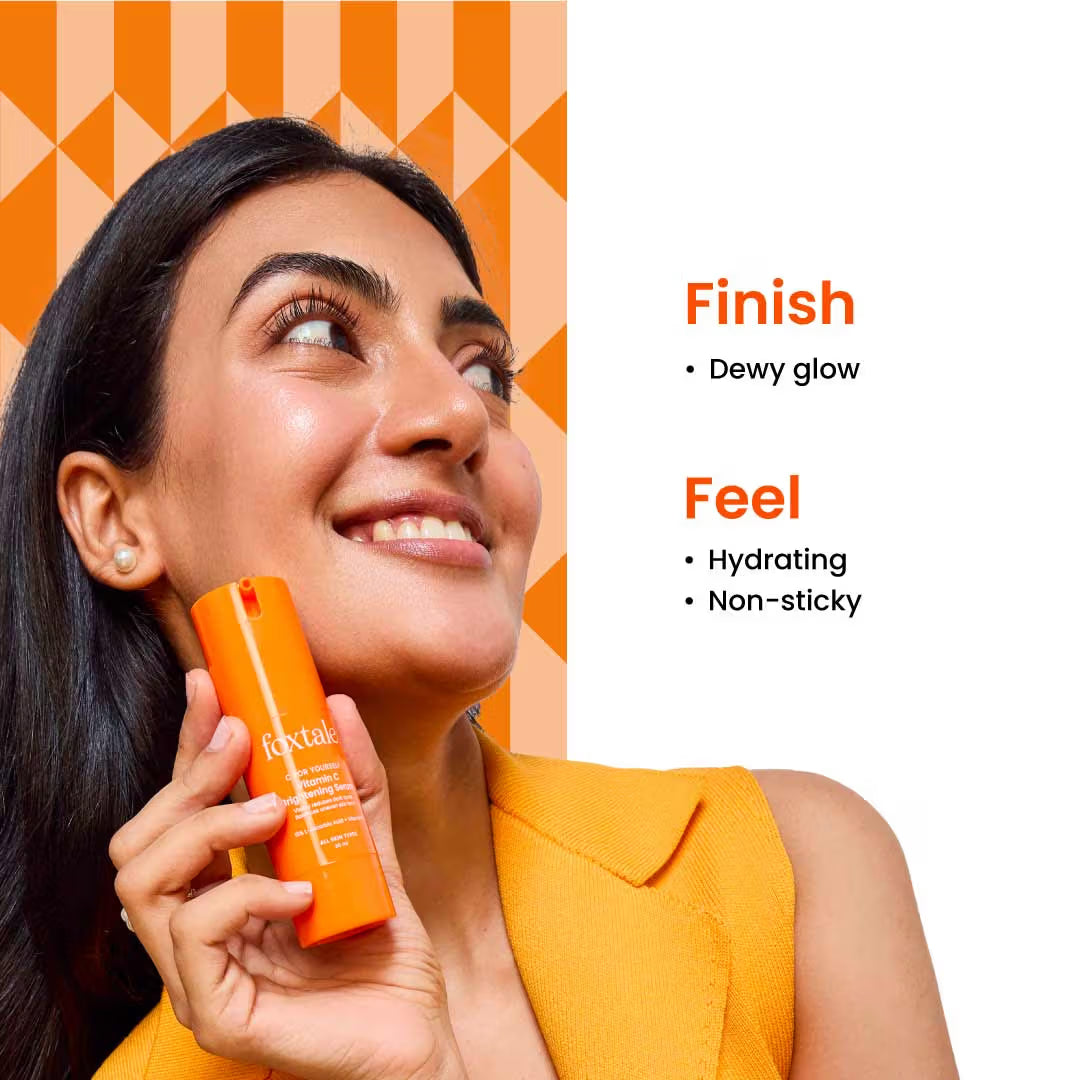 Foxtale 15% Vitamin C Face Serum for Glowing Skin, Pigmentation