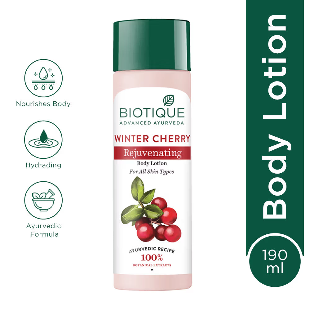 Biotique Winter Cherry Rejuvenating Body Lotion