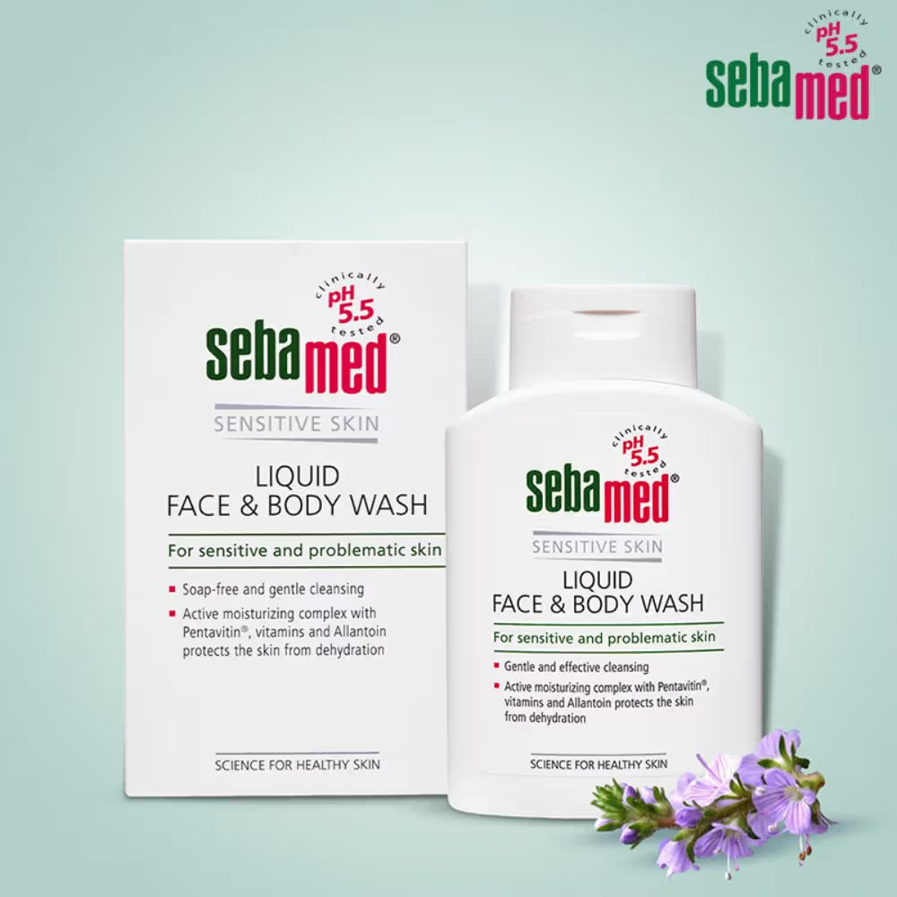 Sebamed Liquid Face and Body Wash - For all skin types