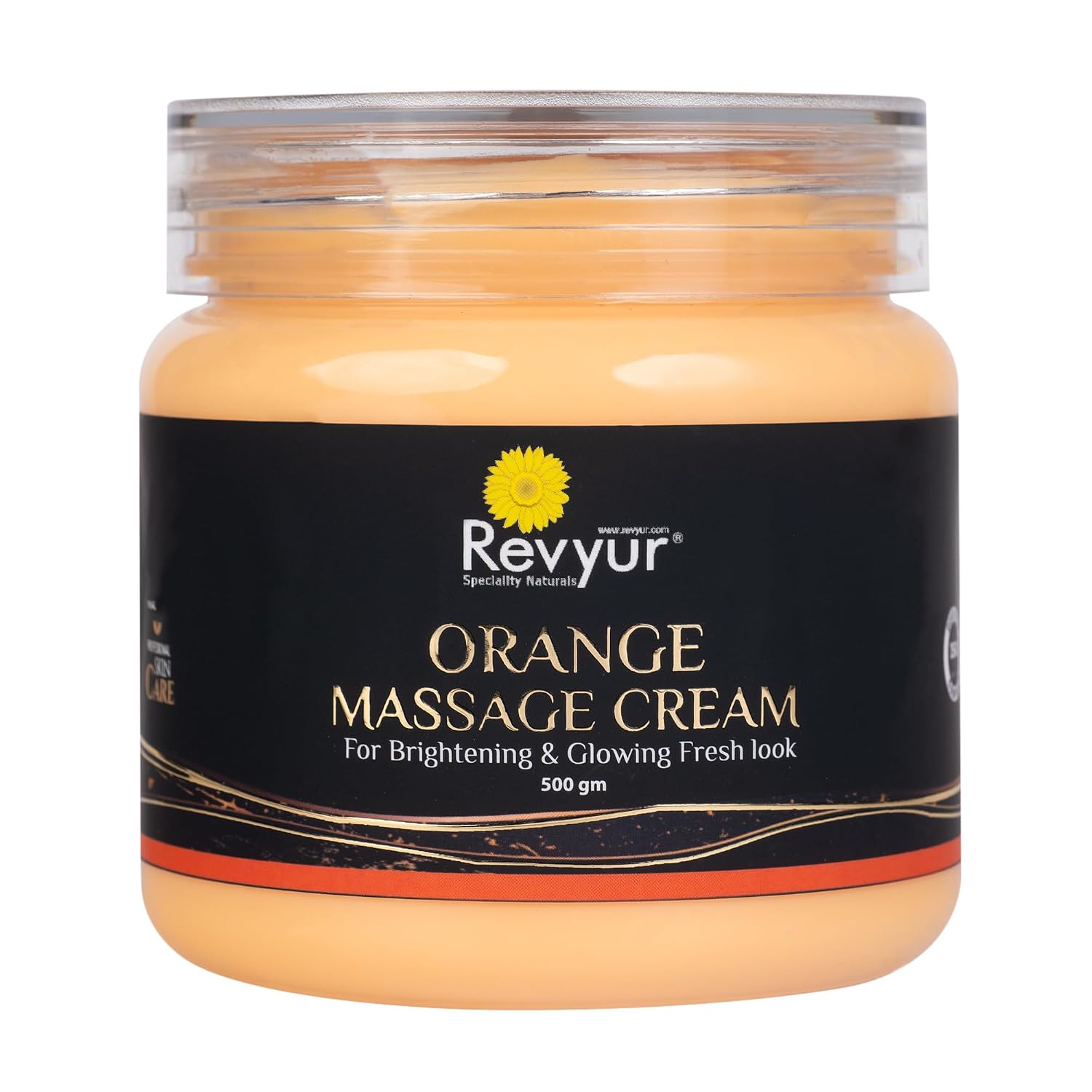 Revyur Orange Massage Cream, Nourishing and Glowing Preparation