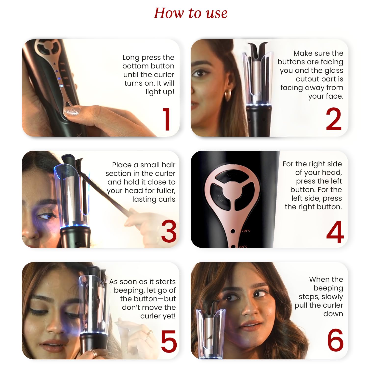 Urban yog MakeMeeBold Automatic Hair Curler