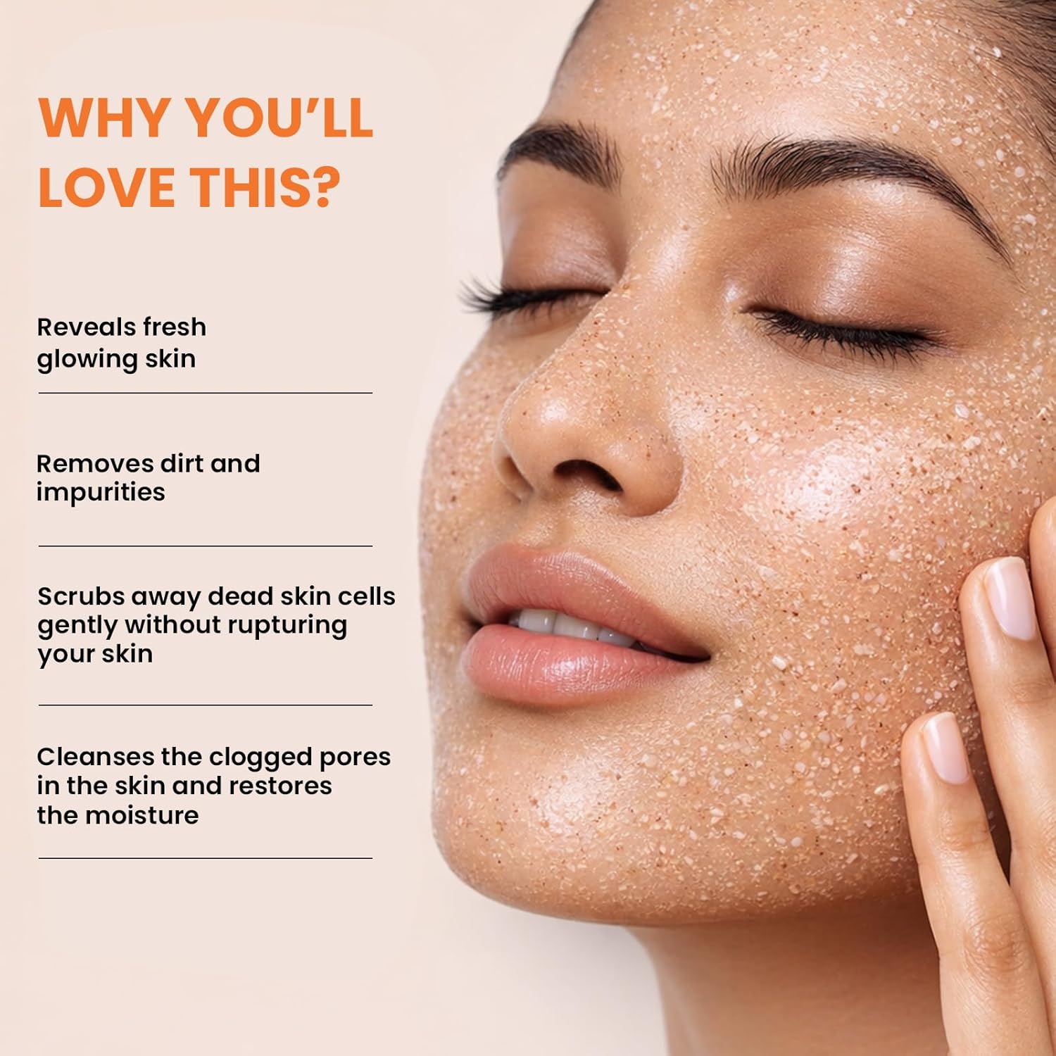 Lotus Herbals Apriscrub Fresh Apricot Scrub | Natural Exfoliating Face Scrub | Chemical Free | For All Skin Types