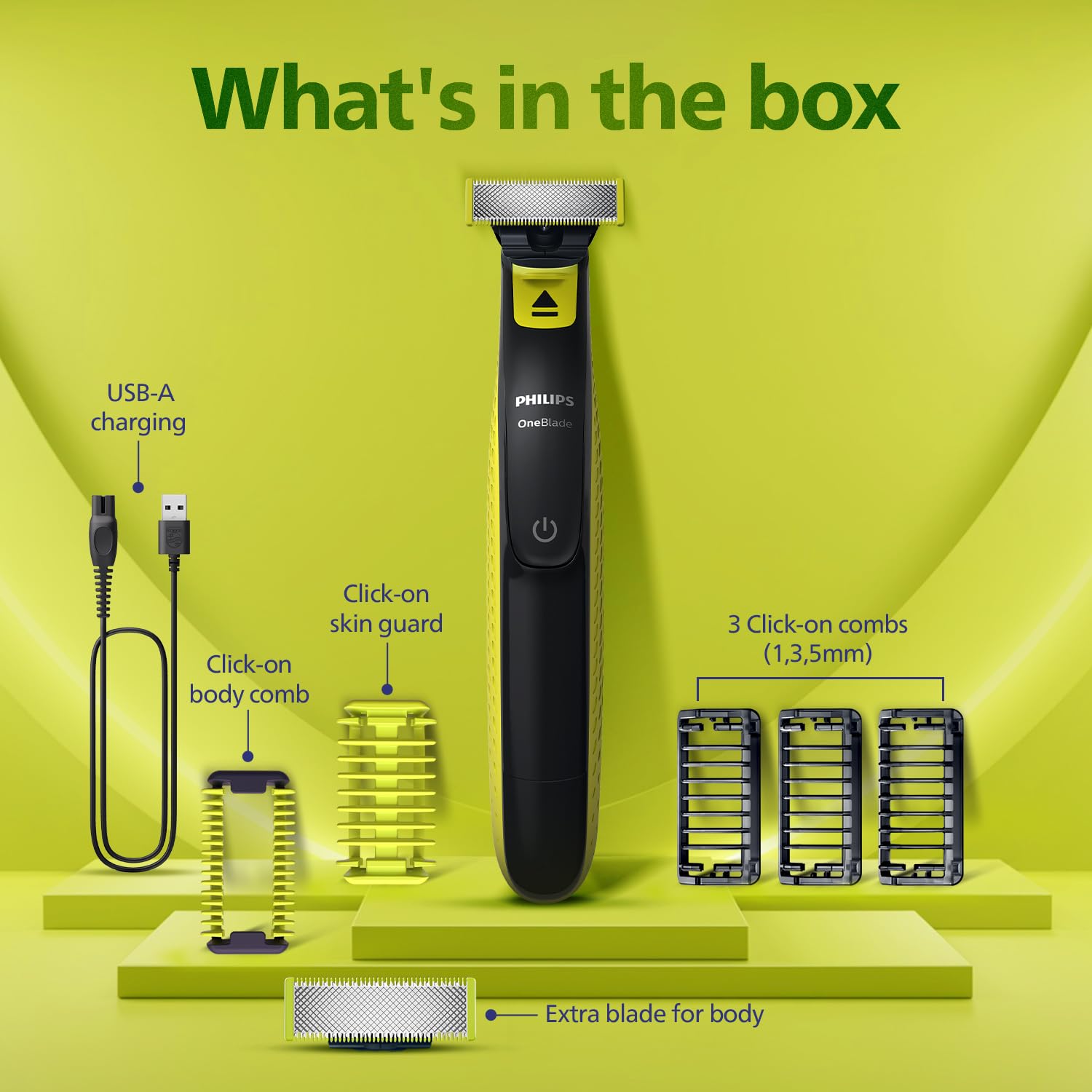 Philips OneBlade Turbo2X Face & Body Trim