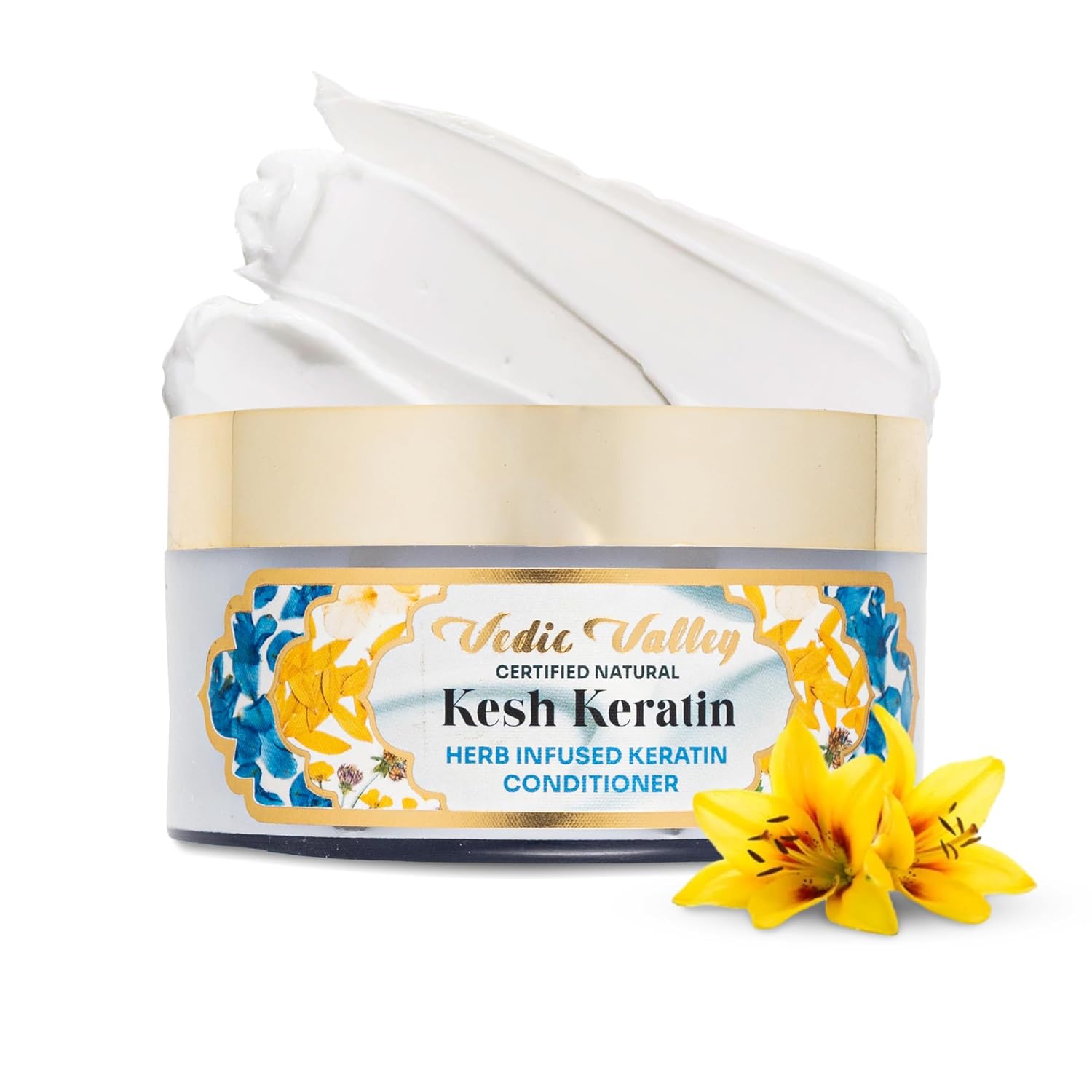 Vedic Valley Herbal Keratin Conditioner with Honey, Argan Oil