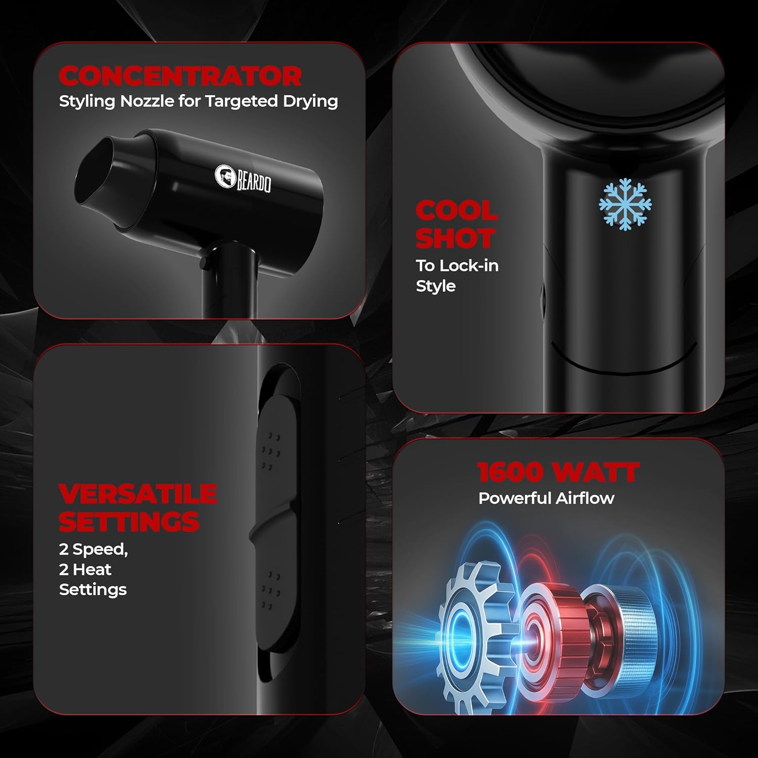 Beardo Styling Gun Ultra Advanced Hair Dryer