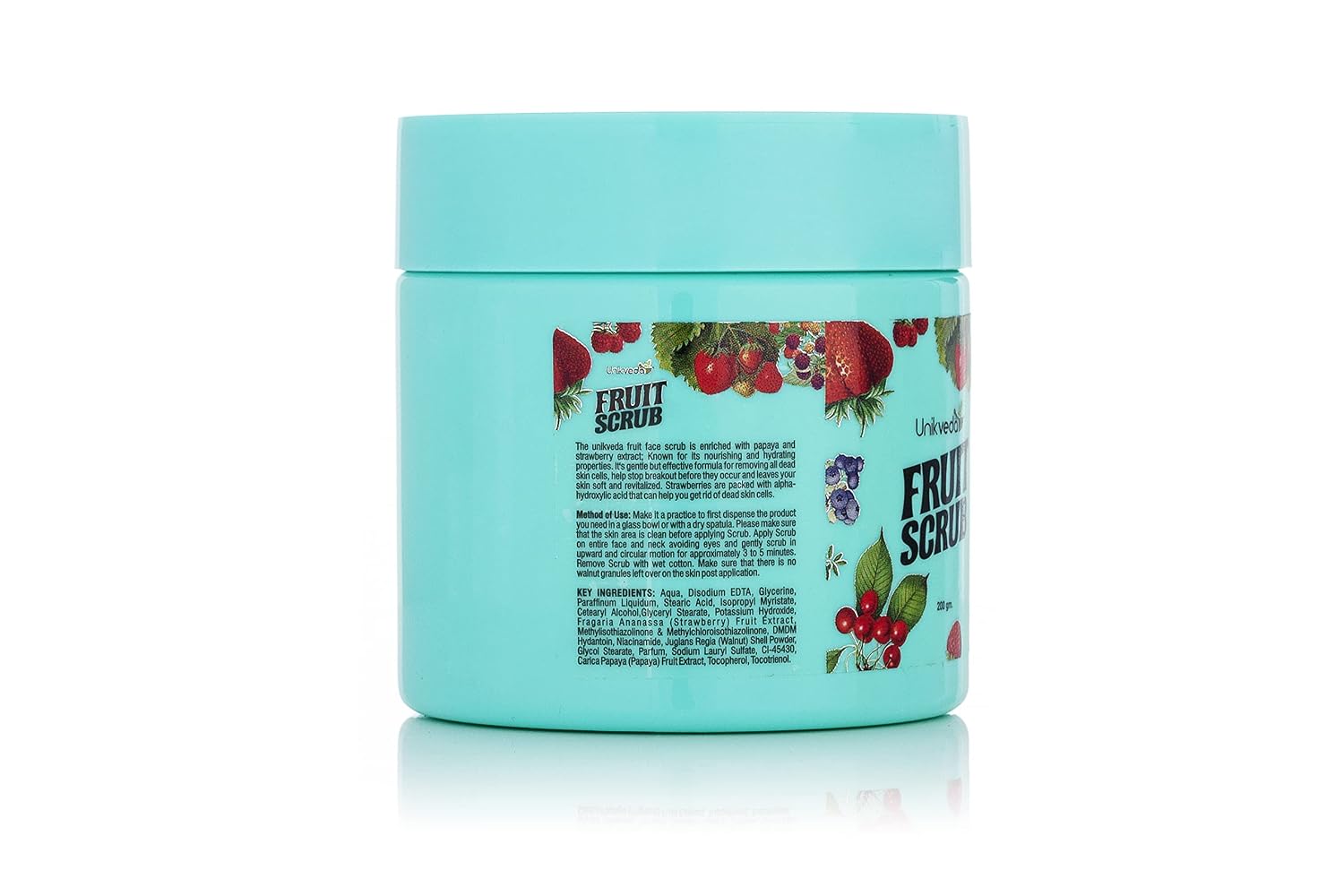 Unik Veda Natural Fruit Face Scrub for Men & Women 200 g