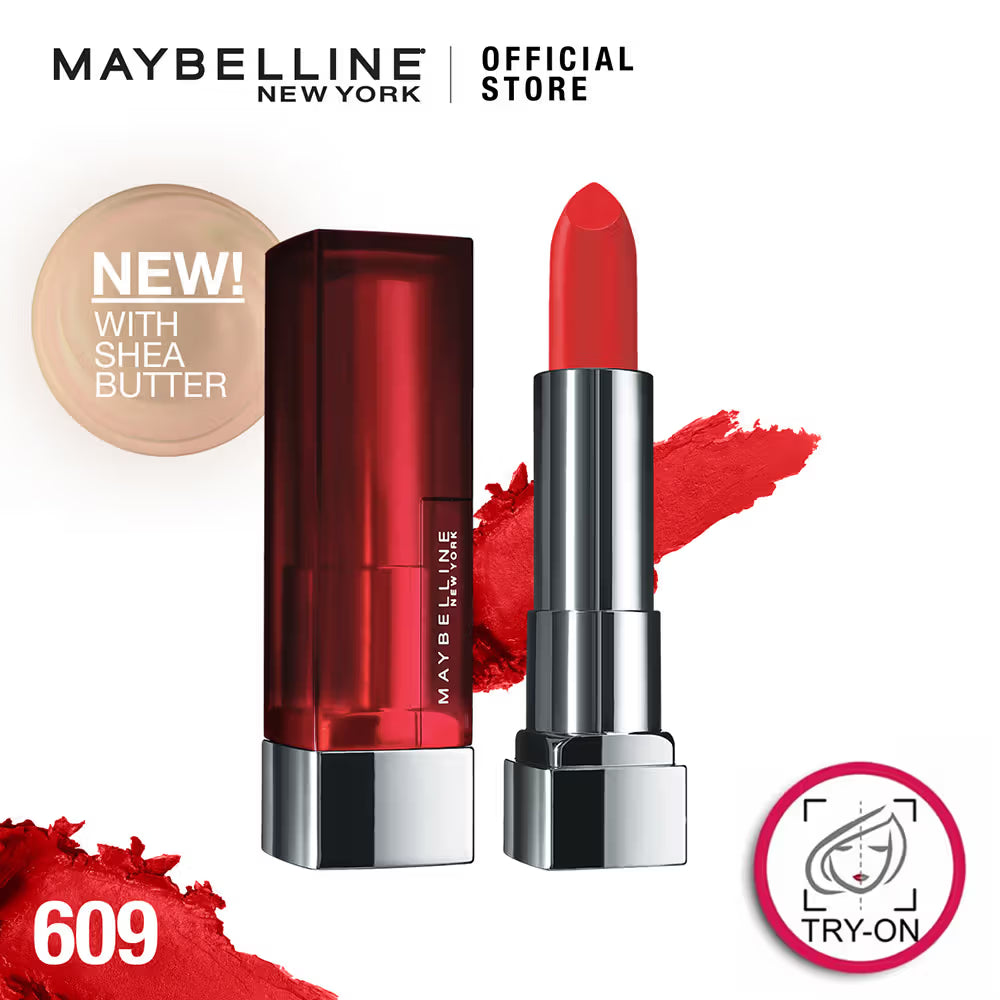Maybelline New York Color Sensational Creamy Matte Lipstick, Lasts Up To 12H