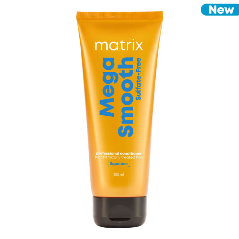 Matrix Mega Smooth Sulfate Free Anti-Frizz Conditioner with Squalene- for smooth hair & bond repair