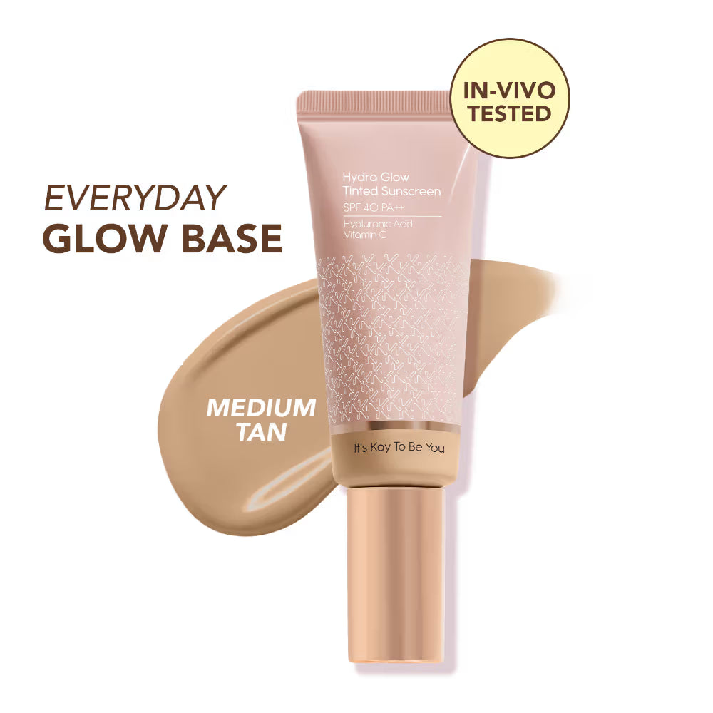 Kay Beauty Hydra Glow All in One Serum Skin Tint-SPF 40 PA++, Hyaluronic Acid & Vit C