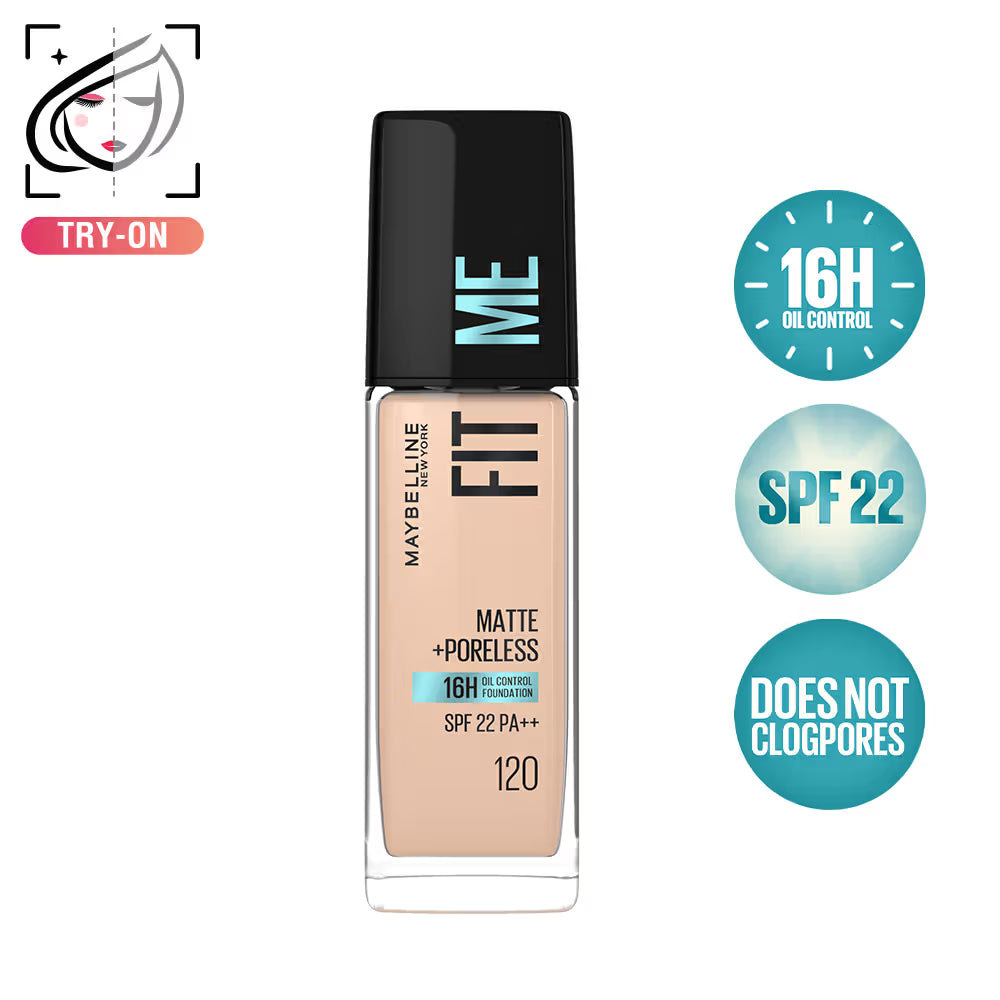 Maybelline New York Fit Me Matte+Poreless 16H Oil Control Foundation