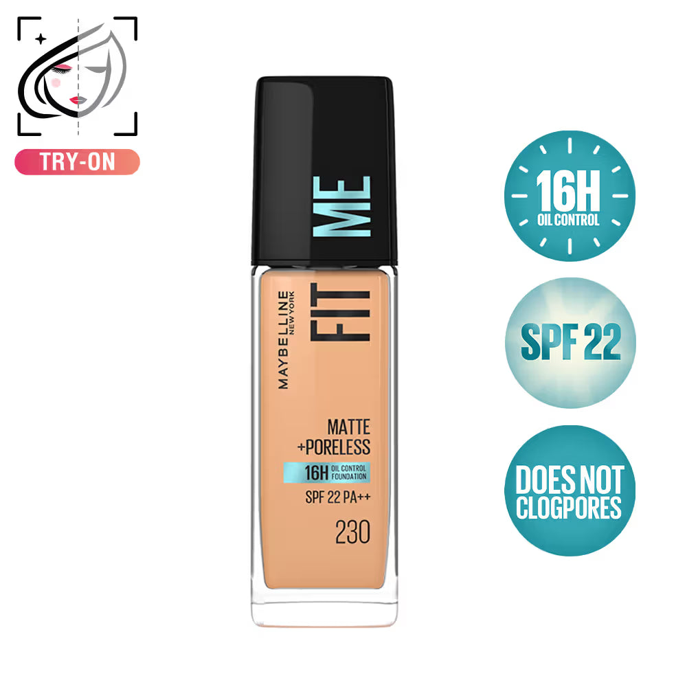 Maybelline New York Fit Me Matte+Poreless 16H Oil Control Foundation
