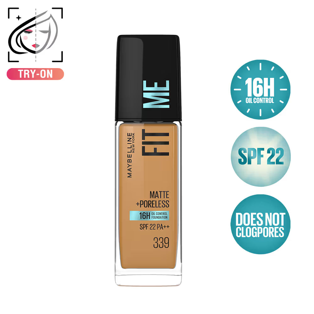Maybelline New York Fit Me Matte+Poreless 16H Oil Control Foundation