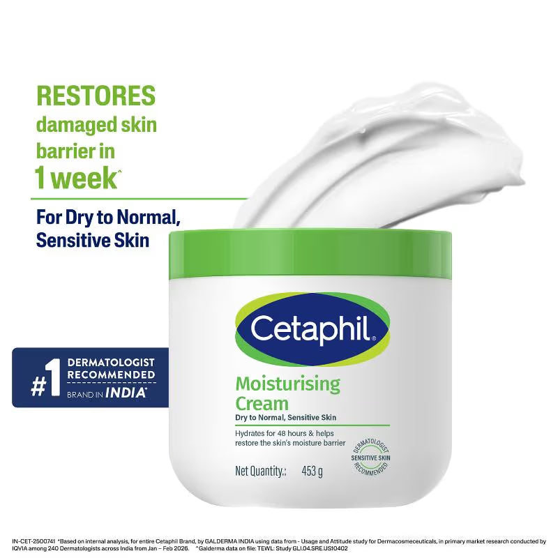 Cetaphil Moisturising Cream for Dry to Normal Sensitive skin