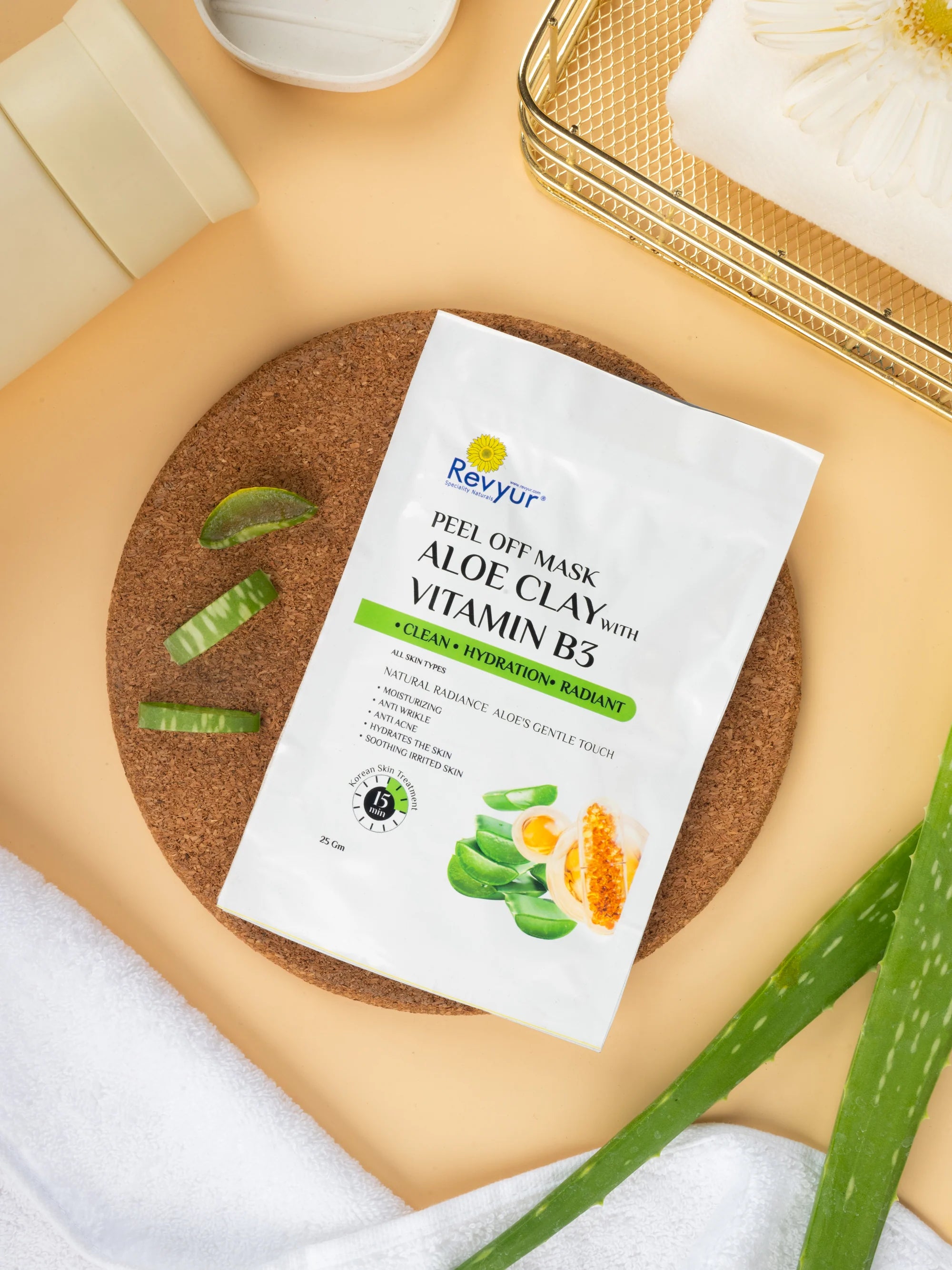 Revyur Aloevera + Vit B3 Face Pack