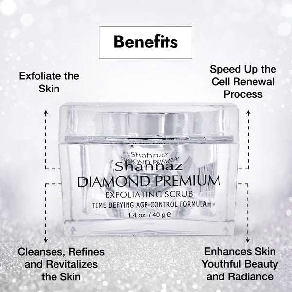 Shahnaz Husain Diamond Premium Exfoliating Scrub 40g