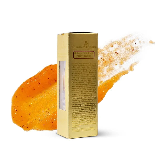 Shahnaz Husain 24 Carat Gold Premium Anti-Age Exfoliating Scrub - 100g