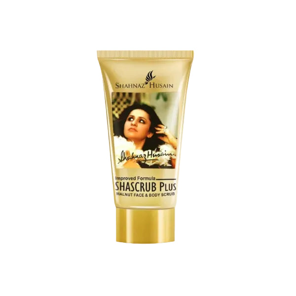 Shahnaz Husain Shascrub Plus-Walnut Face & Body Scrub 40g