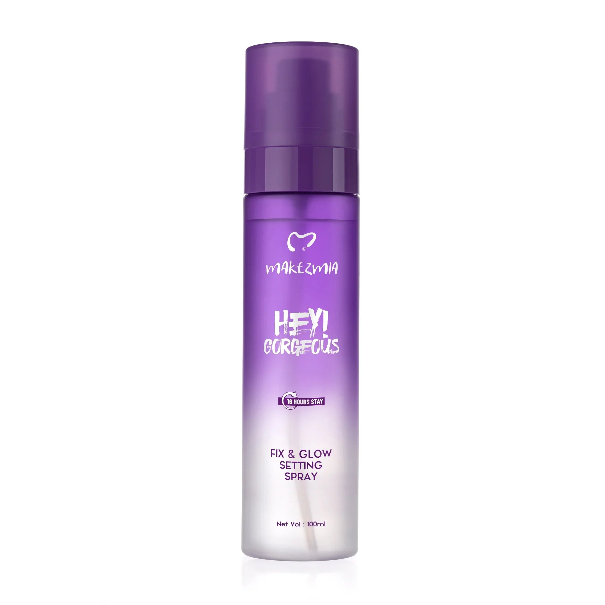 Makezmia Hey Gorgeous Makeup Setting Spray 50ml | Glossy Glow Makeup Fixer | Suitable for Daily Makeup Looks | Fresh Radiant Finish for Girls & Women | Ultra Fine Mist for Daily & Bridal Makeup