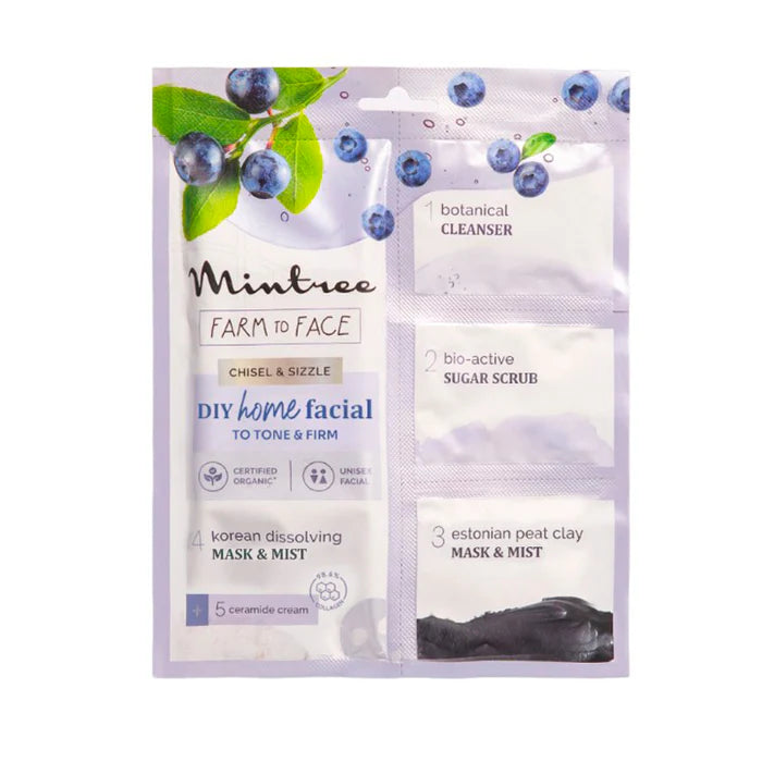 Mintree FIRMING DIY Home Facial Kit (Blueberry)