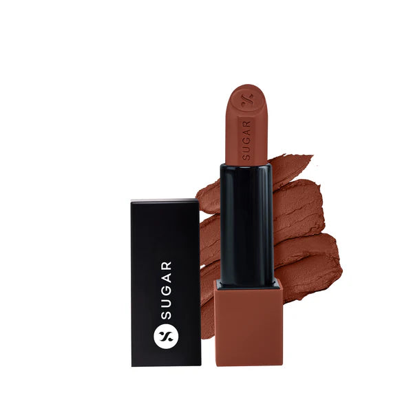 SUGAR Glide Peptide Serum Lipstick with Vitamin E |1 Swipe Full Coverage