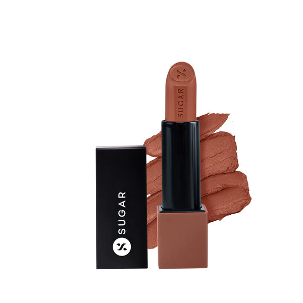 SUGAR Glide Peptide Serum Lipstick with Vitamin E |1 Swipe Full Coverage