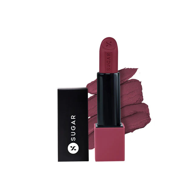 SUGAR Glide Peptide Serum Lipstick with Vitamin E |1 Swipe Full Coverage