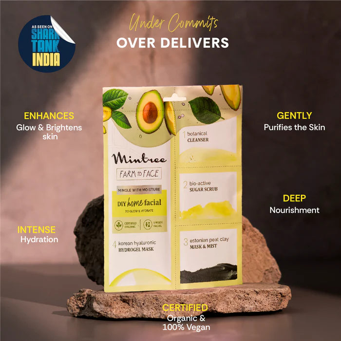 Mintree Hydrating DIY Home Facial Kit (Avocado)