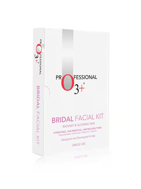 O3+ Bridal Radiant Facial Kit with Hyaluronic and Niacinamide for Glowing Skin