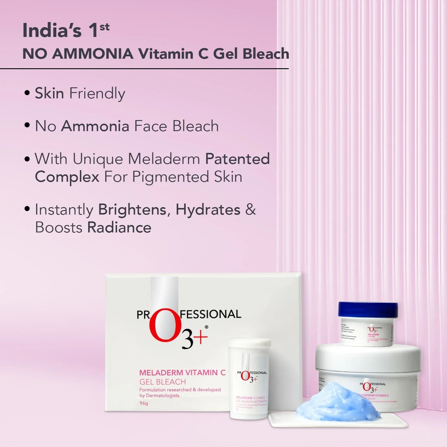 O3+ Meladerm Vitamin C Gel Bleach