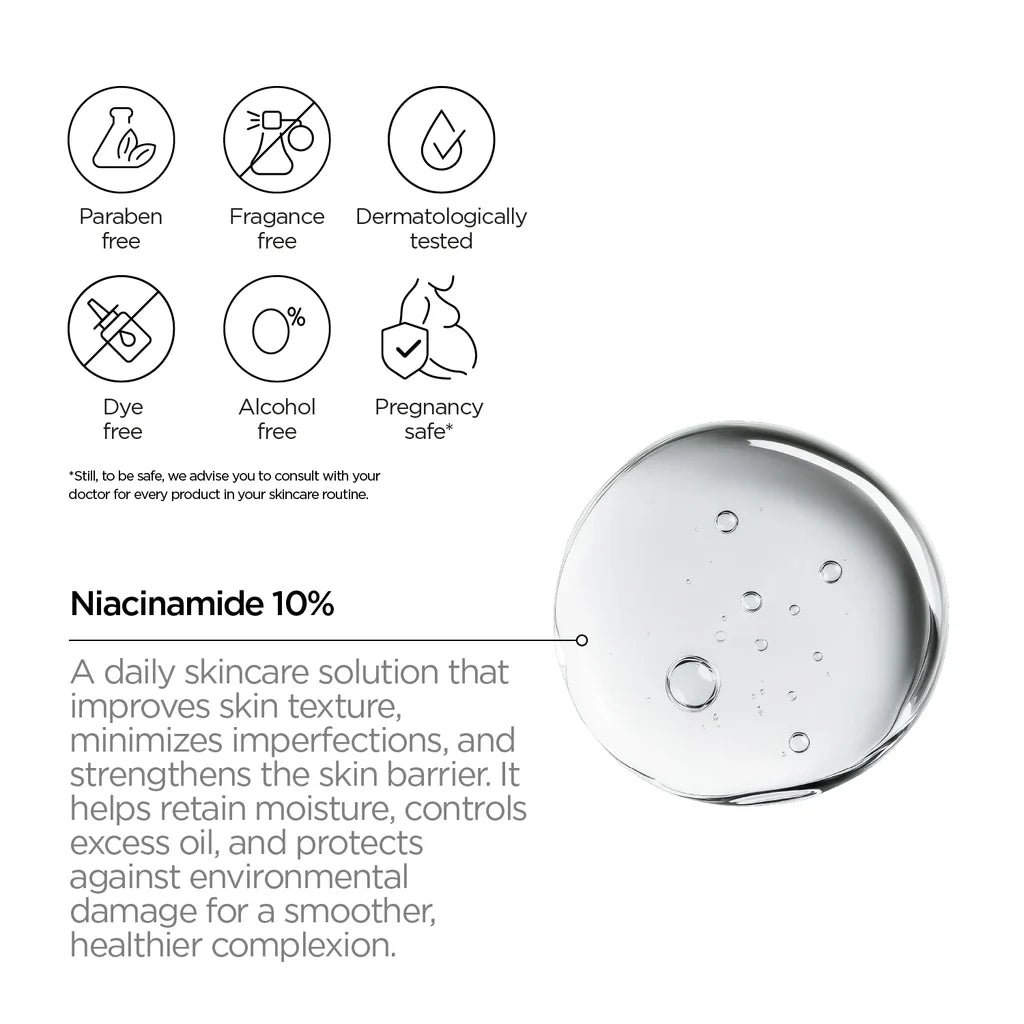 REVOX Niacinamide 10% A daily moisturiser for face and neck.