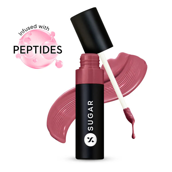 SUGAR Partner In Shine Transferproof Glossy Lipstick | Lasts upto 24hrs