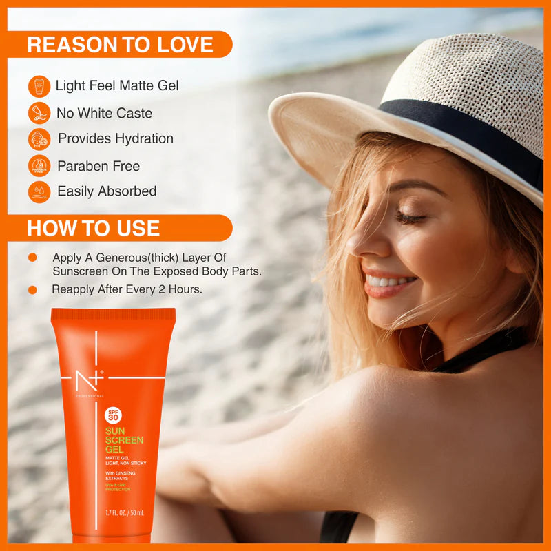 N PLUS Sun Screen Gel SPF 30