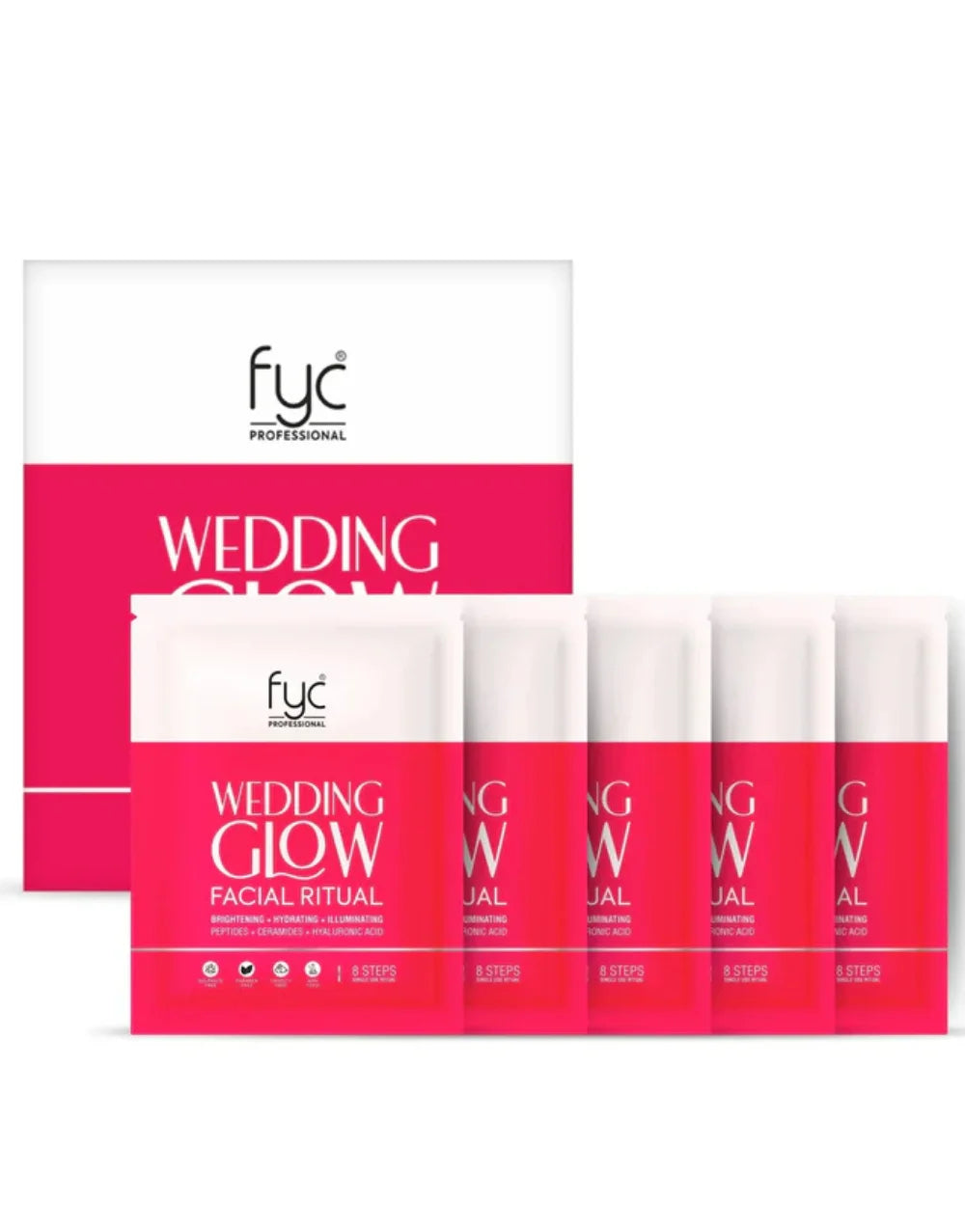 FYC Wedding Glow Facial Ritual – 8 Step Facial Kit 925g