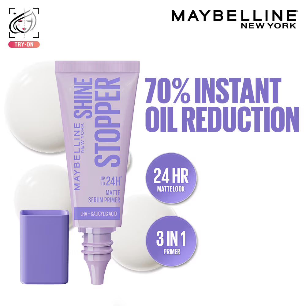 Maybelline New York Shine Stopper Serum Primer For Oil Control+ Hydration